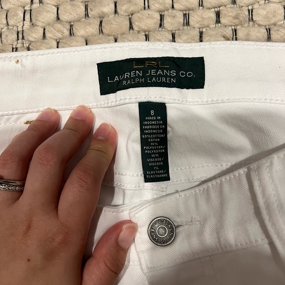 Ralph Lauren White classic straight cropped jeans - Picture 7 of 12